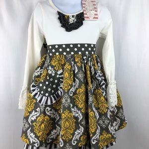 Serendipity Lil honey damask tunic set